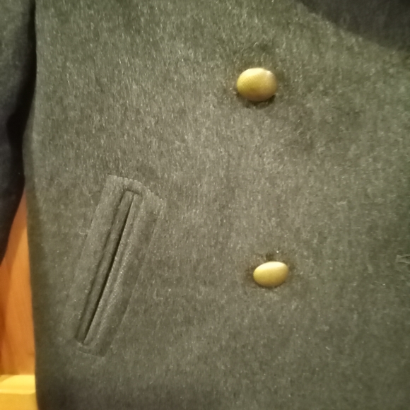 Crewcuts 100% wool black peacoat size 12 - Picture 3 of 5